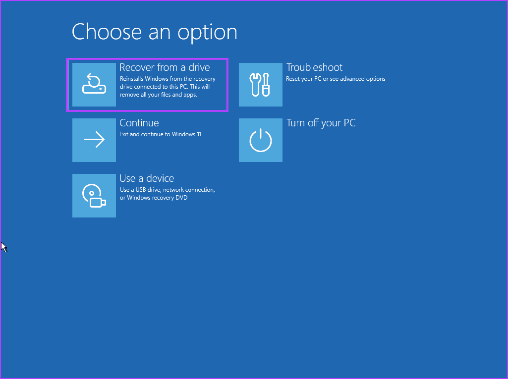 كيفية إنشاء محرك استرداد واستخدامه على Windows 11 - %categories