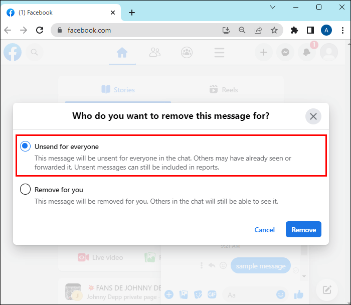 لماذا لا يمكنني إلغاء الإرسال في Facebook Messenger للجميع؟ - %categories