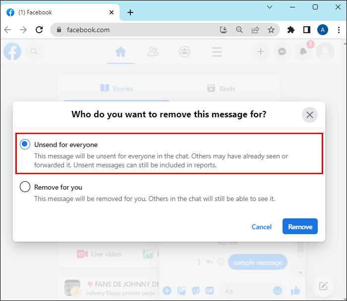 Use-the-Website-to-Unsend-Messages-5 لماذا لا يمكنني إلغاء الإرسال في Facebook Messenger للجميع؟