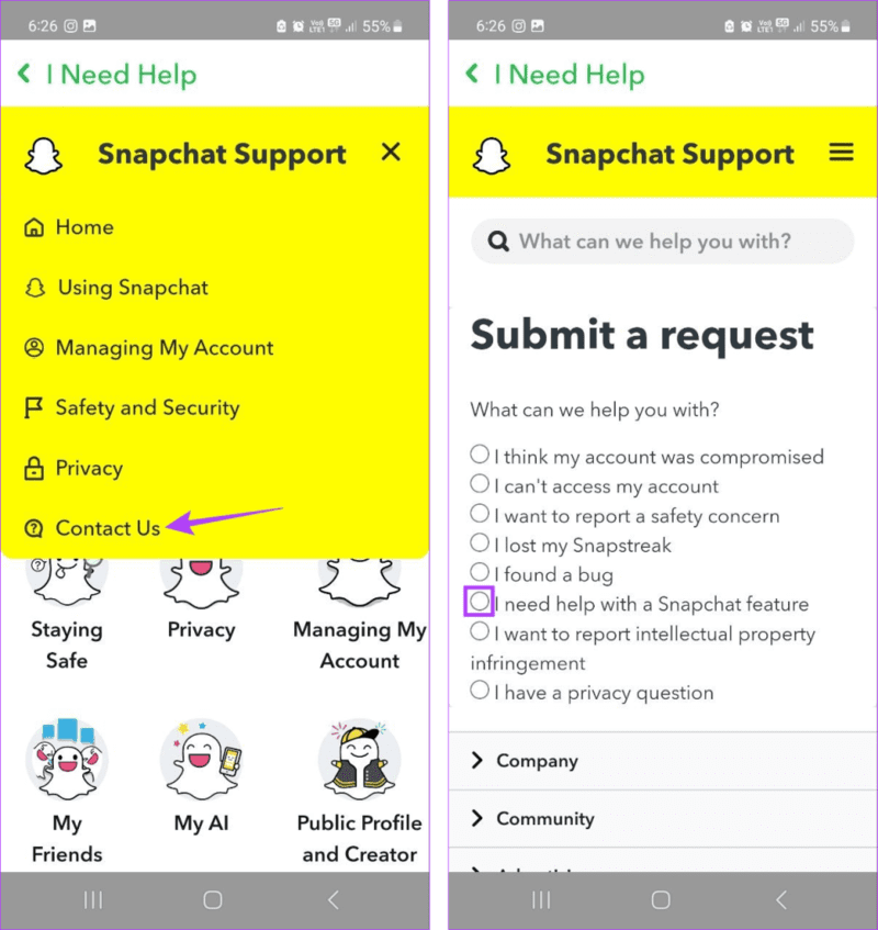 لماذا لا يمكنني إضافة شخص ما على Snapchat - %categories