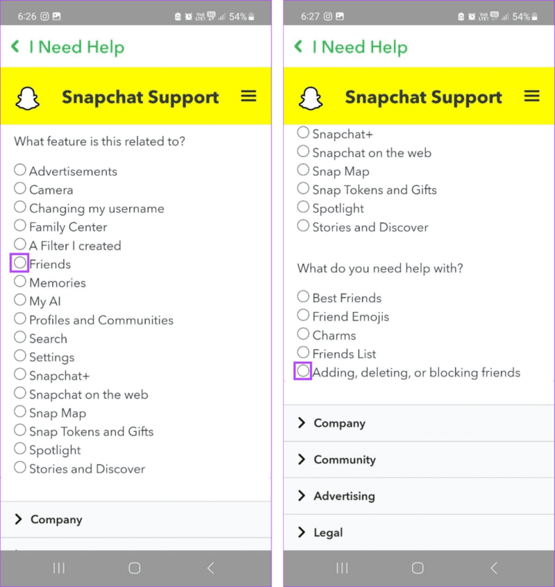 لماذا لا يمكنني إضافة شخص ما على Snapchat - %categories