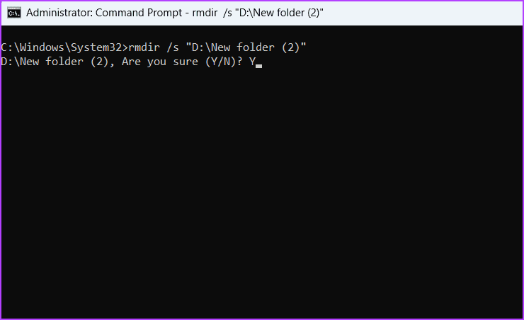 Y-command أفضل 5 طرق لإصلاح خطأ "الدليل ليس فارغًا" في Windows 11