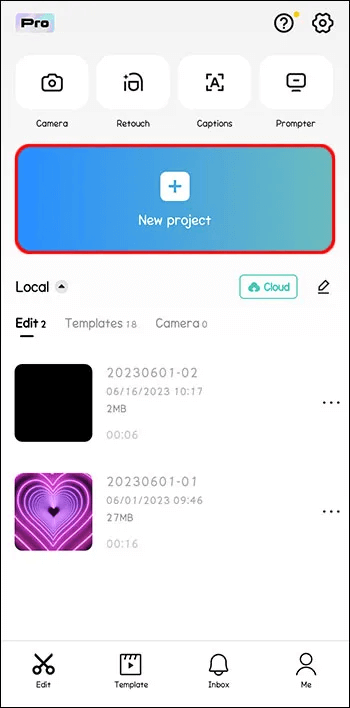 add-text-2-1 كيفية إضافة مقاطع فيديو في CapCut