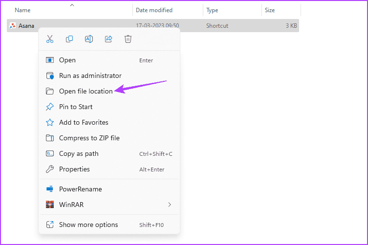 app-shortcut أفضل 3 طرق للتحقق من حجم التطبيق على نظام التشغيل Windows 11