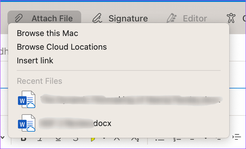 attach-image-files-from-mac-on-outlook كيفية إضافة صور إلى بريد Outlook الإلكتروني ومضمنة في البريد الإلكتروني على الهاتف المحمول وسطح المكتب