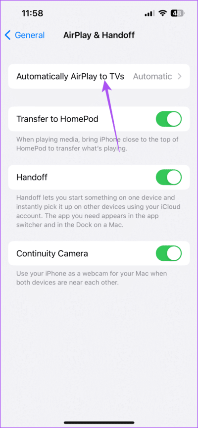 automatically-airplay-to-tvs-710x1536-1 كيفية إضافة كلمة مرور AirPlay إلى iPhone و iPad و Mac و Apple TV