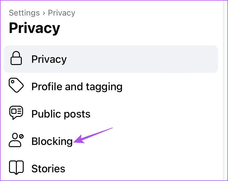 blocking-privacy-settings-facebook كيفية إنشاء قائمة الأشخاص المقيدين على فيسبوك