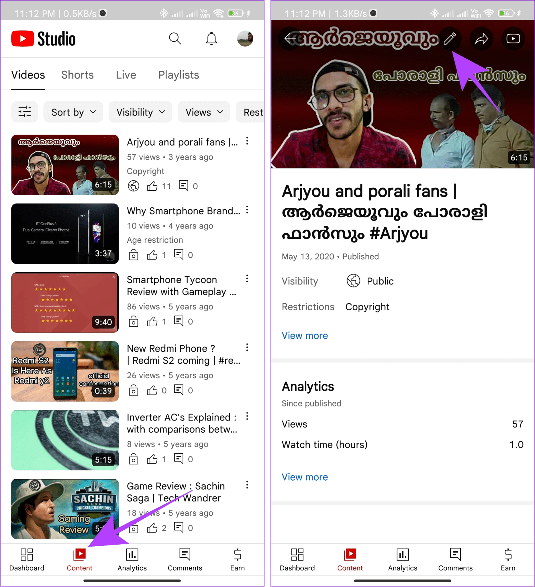 choose-content-and-hit-edit-1867x2048-1 كيفية إيقاف تشغيل التعليقات على YouTube