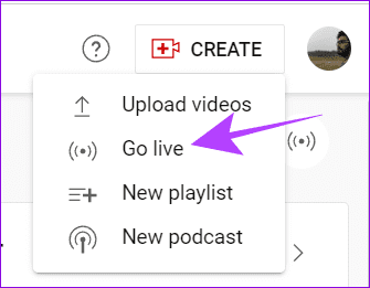 choose-go-live كيفية إيقاف تشغيل التعليقات على YouTube