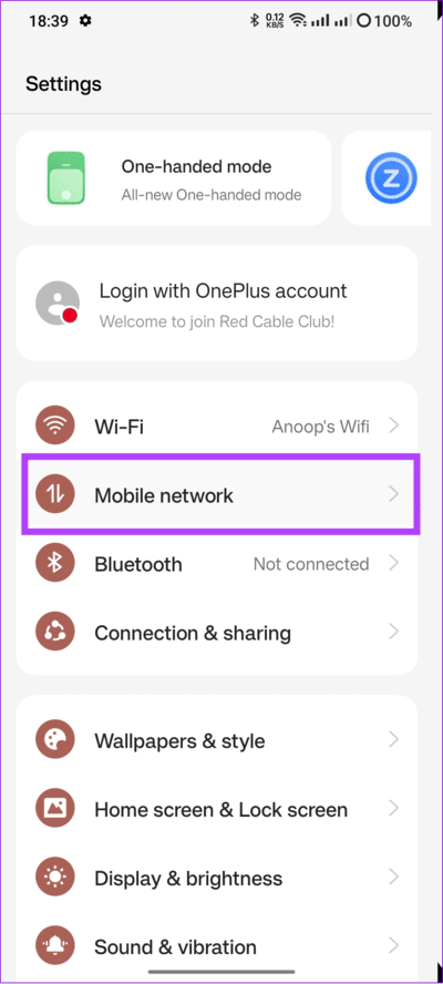 choose-mobile-network كيفية إيقاف تشغيل مكالمات Wi-Fi على أي هاتف Android
