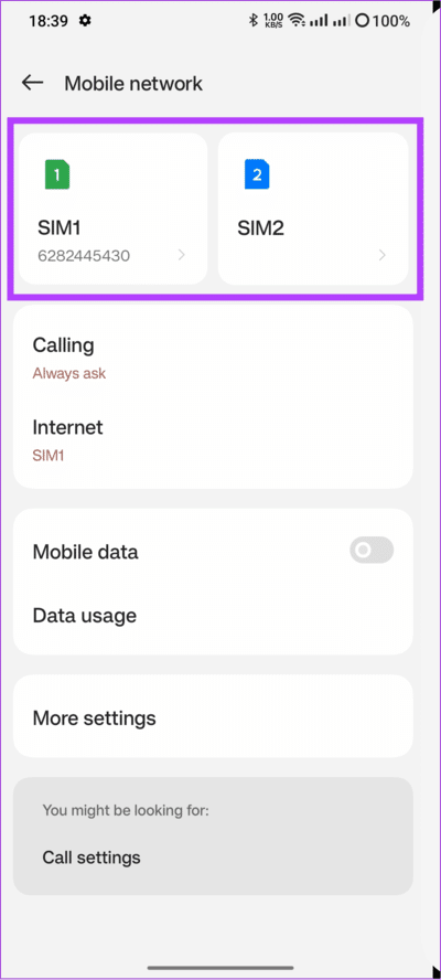 choose-the-SIM-where-you-want-to-add-WiFi-calling-to-SIM كيفية إيقاف تشغيل مكالمات Wi-Fi على أي هاتف Android