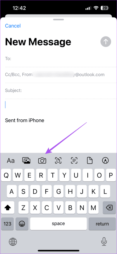 click-and-attach-photos-to-mail-app-iphone-711x1536-1 كيفية إرفاق الصور برسالة بريد إلكتروني في تطبيق Mail على iPhone و iPad و Mac