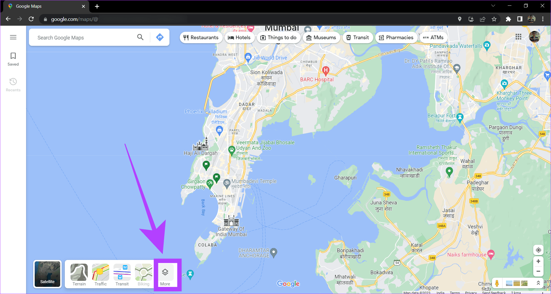 كيفية التحقق من مؤشر جودة الهواء (AQI) في Google Maps - %categories