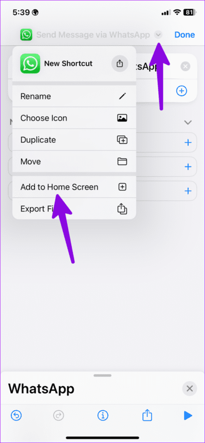 create-WhatsApp-contact-shortcuts-on-iPhone-20-710x1536-1 كيفية إنشاء اختصارات جهات اتصال WhatsApp على iPhone