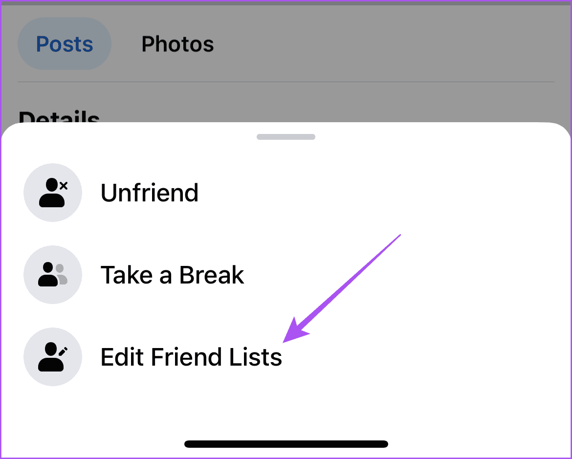 edit-friend-list-facebook-app كيفية إنشاء قائمة الأشخاص المقيدين على فيسبوك