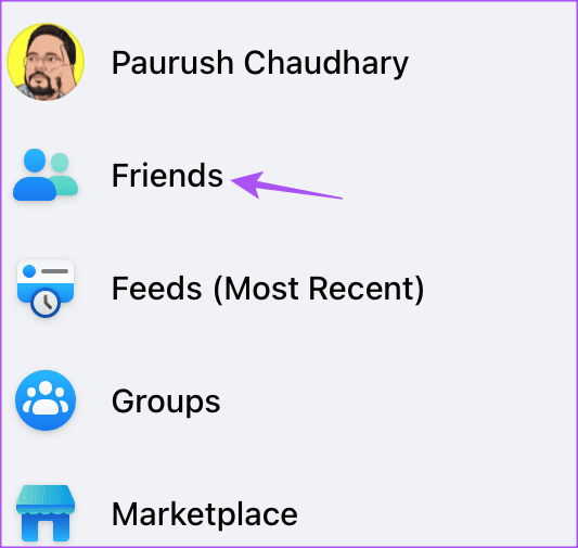 friends-facebook-home-page كيفية إنشاء قائمة الأشخاص المقيدين على فيسبوك