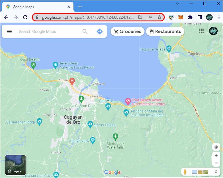 كيفية تعطيل التصنيفات في Google Maps - %categories