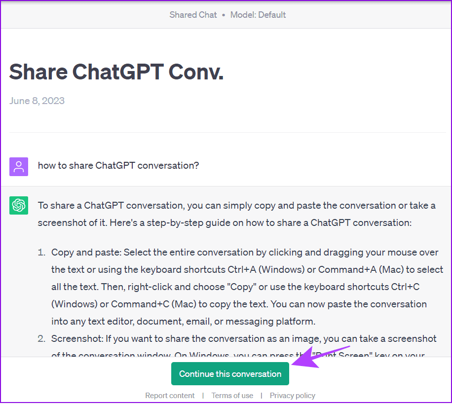 hit-continue-this-conversation-on-ChatGPT كيفية مشاركة محادثات ChatGPT