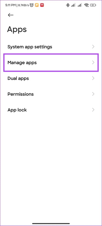 hit-manage-apps كيفية مسح ذاكرة التخزين المؤقت في Opera و Opera GX