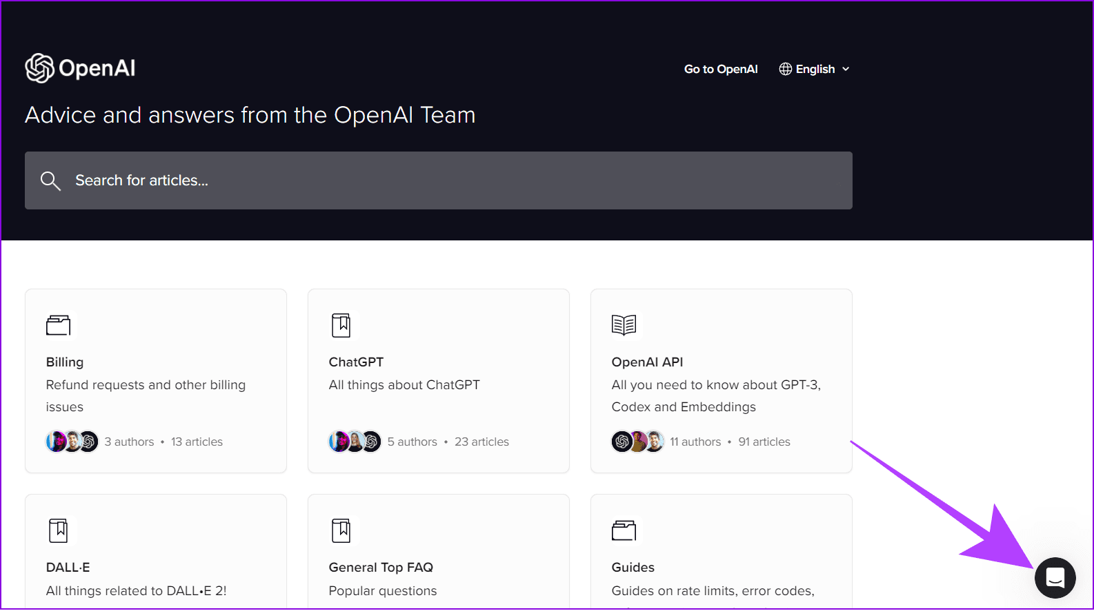 hit-the-chat-icon-at-OpenAI-website 8 طرق لإصلاح لعدم عمل تسجيل الدخول إلى ChatGPT