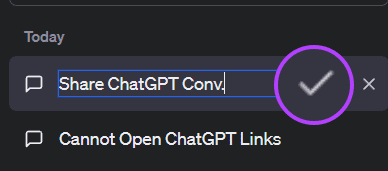 hit-the-check-mark كيفية مشاركة محادثات ChatGPT