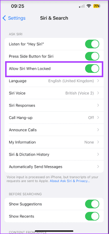 how-to-personalize-siri-response-actions-on-iphone-4 كيفية تخصيص استجابة Siri وإجراءاته على iPhone