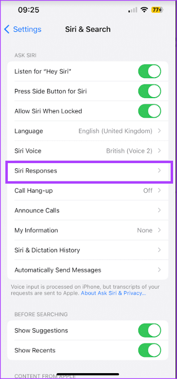 how-to-personalize-siri-response-actions-on-iphone-6 كيفية تخصيص استجابة Siri وإجراءاته على iPhone