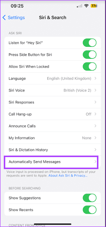 how-to-personalize-siri-response-actions-on-iphone-9 كيفية تخصيص استجابة Siri وإجراءاته على iPhone