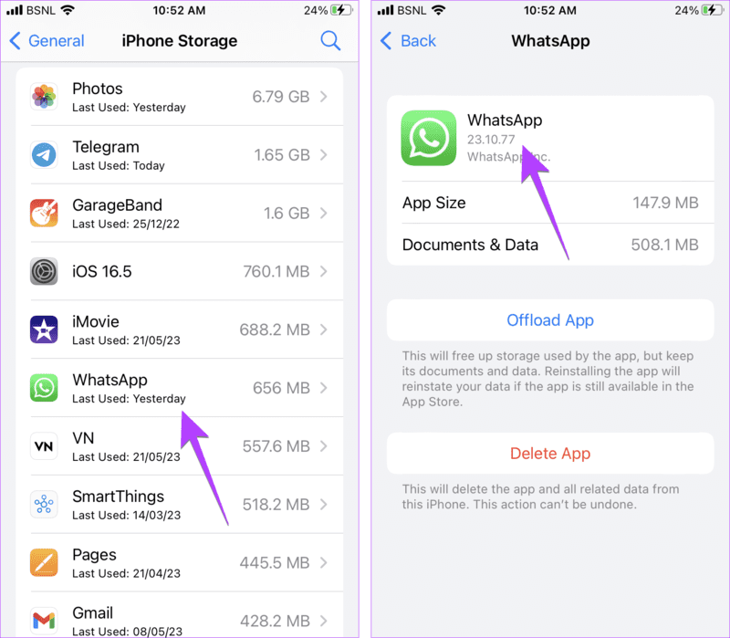iPhone-Settings-Find-App-Version كيفية التحقق من إصدار التطبيق على iPhone و Android