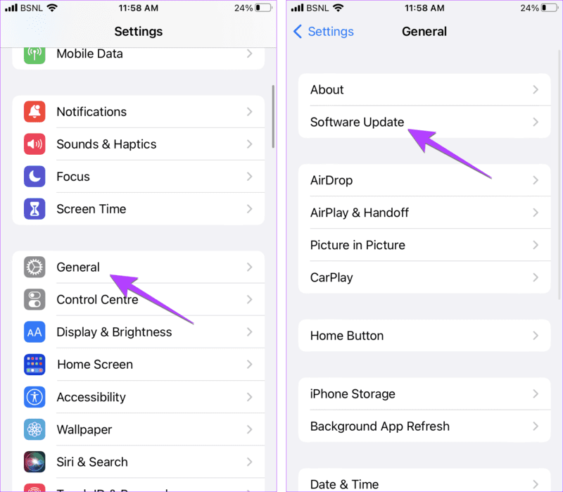 iPhone-Softare-Update-iOs كيفية اختبار اتصال لسماع رنين Apple Watch من iPhone والعكس بالعكس