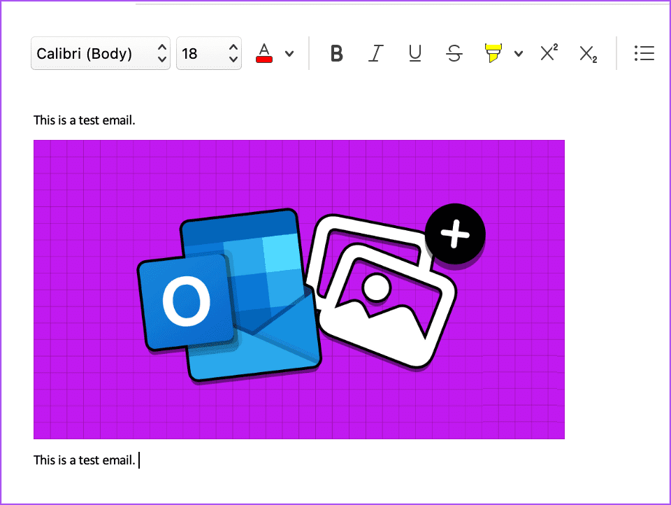 inline-image-outlook-mac كيفية إضافة صور إلى بريد Outlook الإلكتروني ومضمنة في البريد الإلكتروني على الهاتف المحمول وسطح المكتب