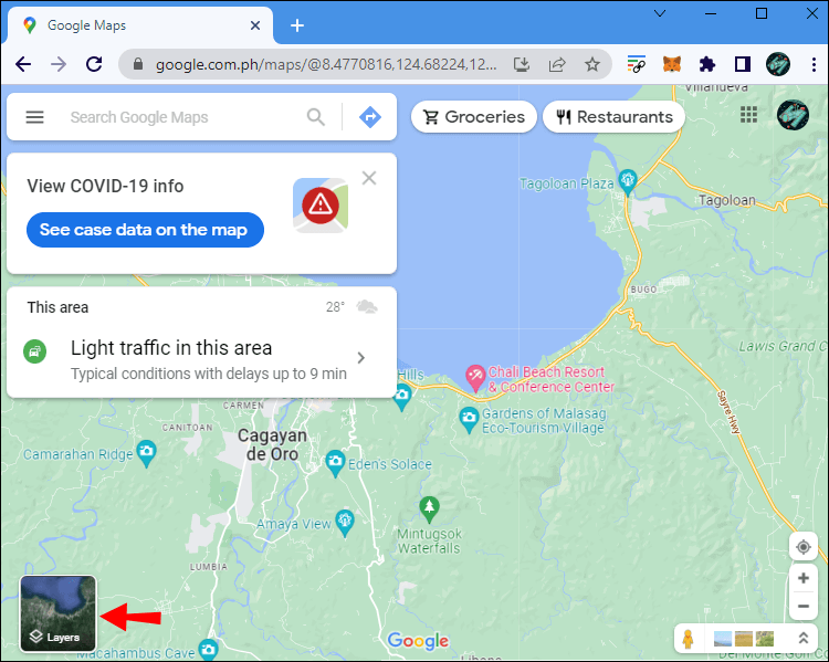 layers1 كيفية تعطيل التصنيفات في Google Maps