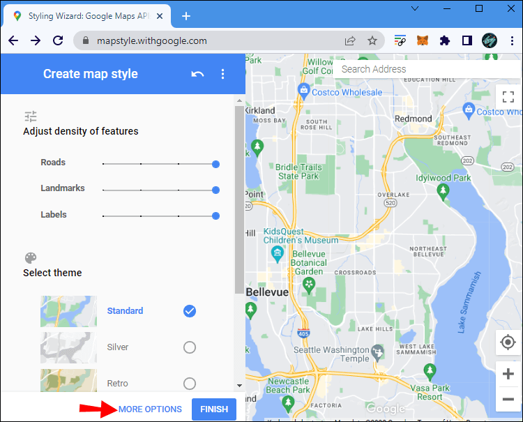 more-options كيفية تعطيل التصنيفات في Google Maps