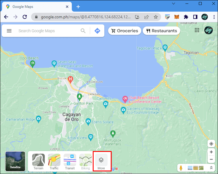 more1 كيفية تعطيل التصنيفات في Google Maps