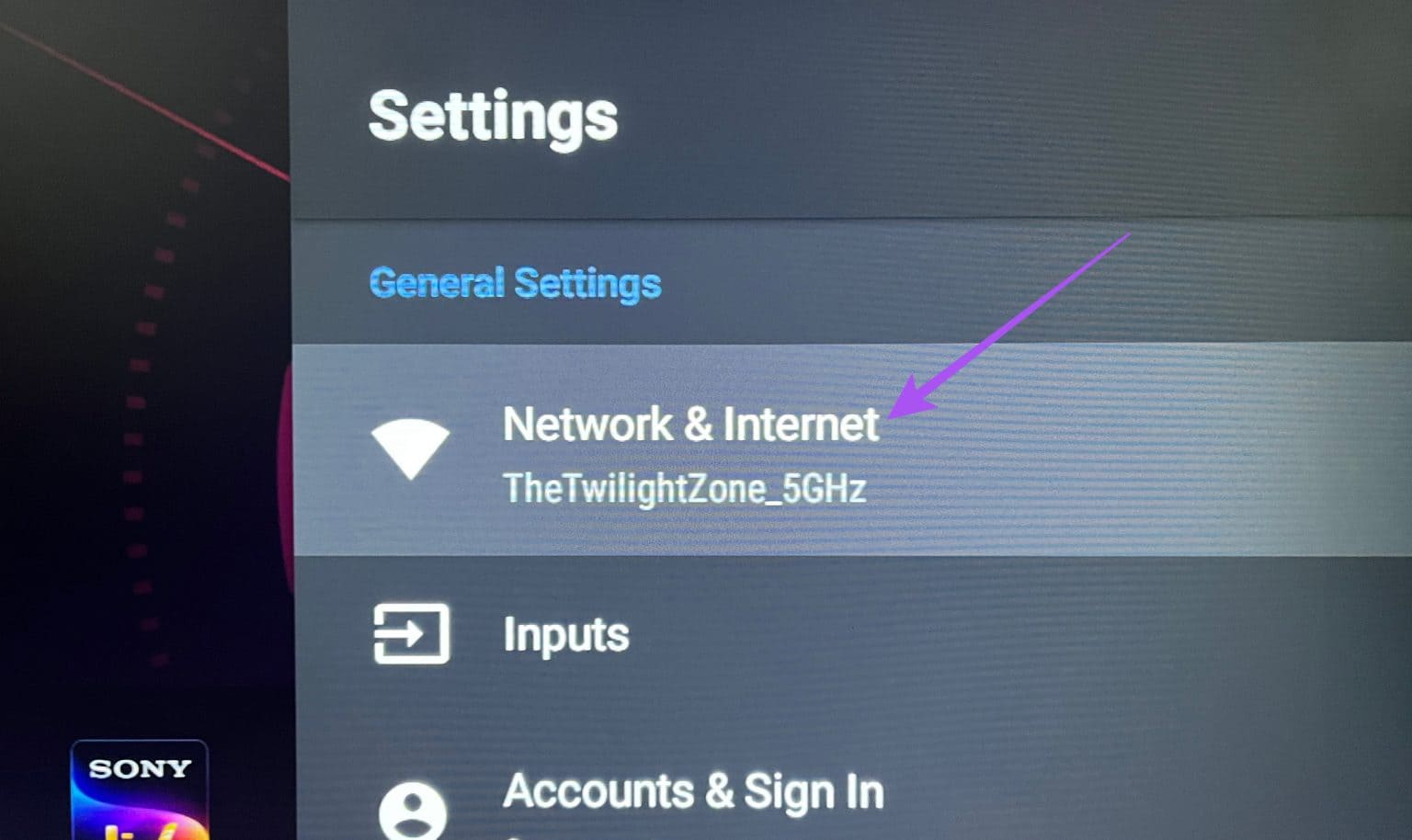 network-and-internet-settings-android-tv-1536x914-1 أفضل 7 إصلاحات لعدم إرسال YouTube إلى Android TV