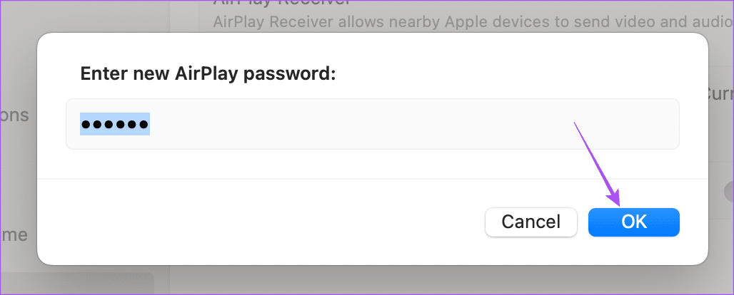 new-airplay-password-mac كيفية إضافة كلمة مرور AirPlay إلى iPhone و iPad و Mac و Apple TV