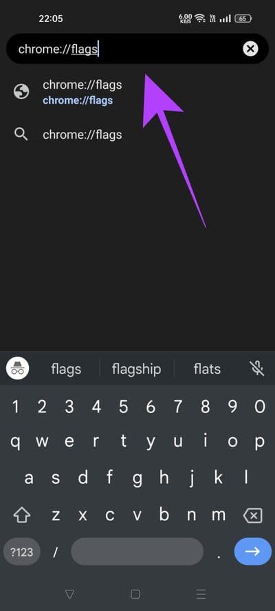 open-chrome-flags-on-android-691x1536-1 كيفية التقاط لقطات الشاشة في وضع التصفح المتخفي على Android