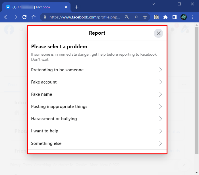 report1-1 ماذا تفعل إذا تم استنساخ حسابك على Facebook