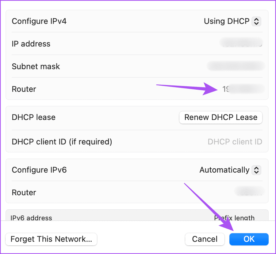 router-IP-address-mac كيفية البحث عن أفضل قناة Wi-Fi على جهاز Mac