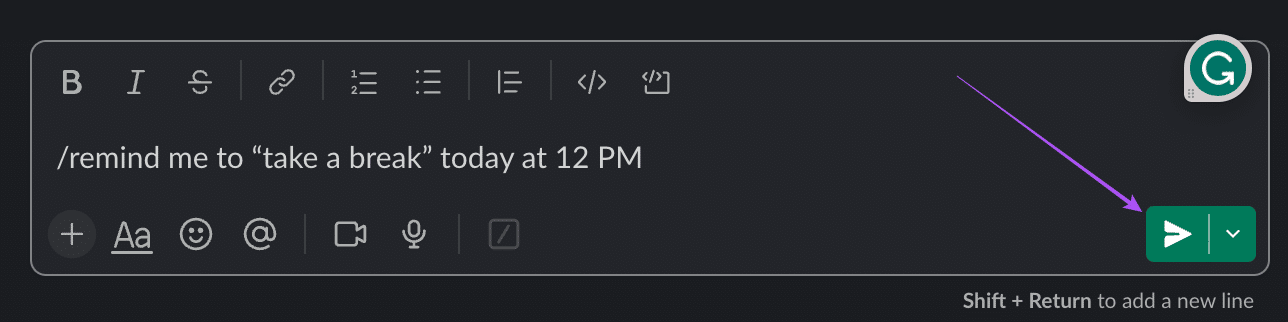 schedule-recurring-message-slack-desktop كيفية جدولة الرسائل في Slack على الهاتف المحمول وسطح المكتب