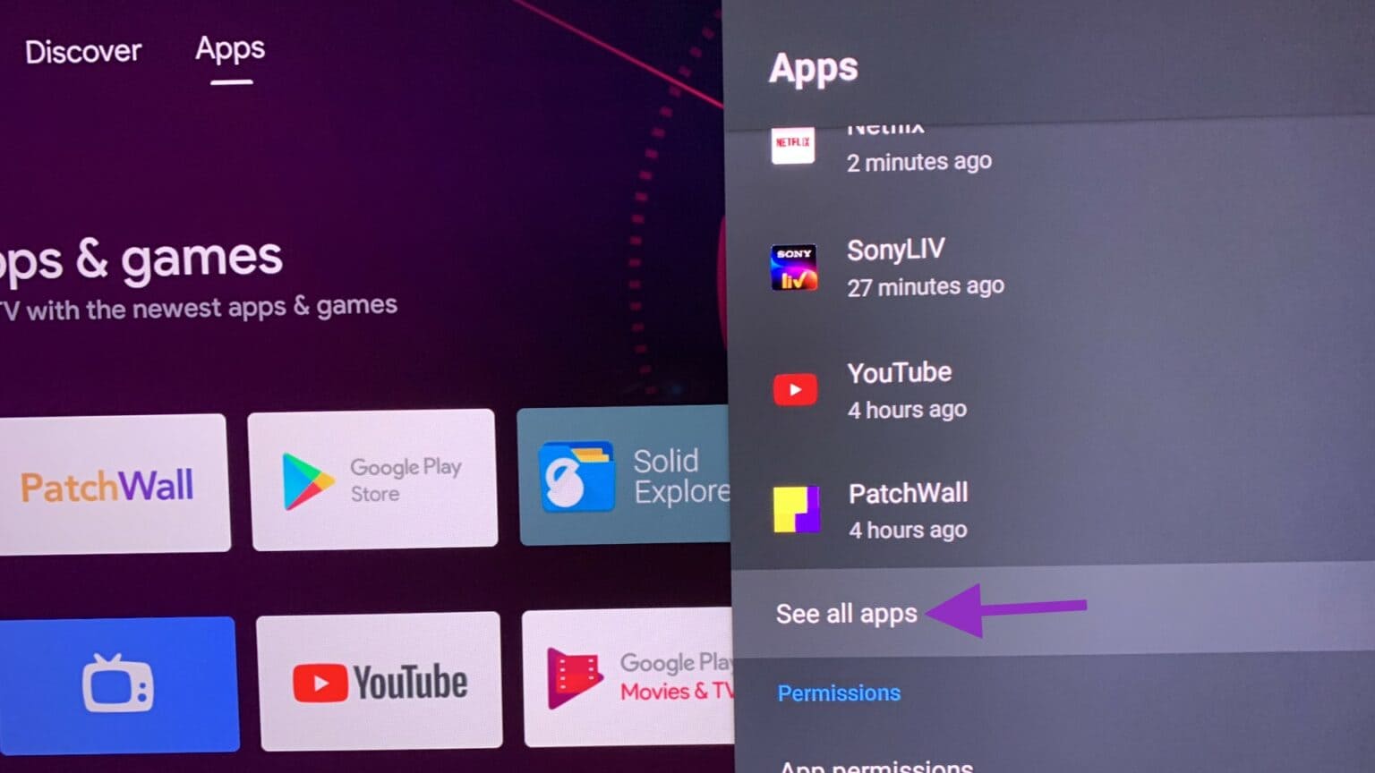 see-all-apps-on-android-tv-1536x864-2 أفضل 7 إصلاحات لعدم إرسال YouTube إلى Android TV