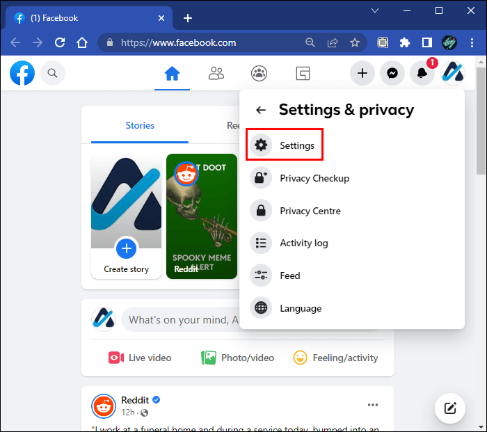 settings1-2-1 ماذا تفعل إذا تم استنساخ حسابك على Facebook