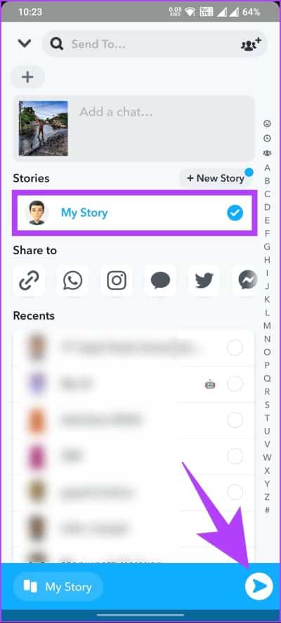 share-Instagram-post-to-Snapchat-story_14-e1687281966229 كيفية مشاركة منشور Instagram على قصة Snapchat