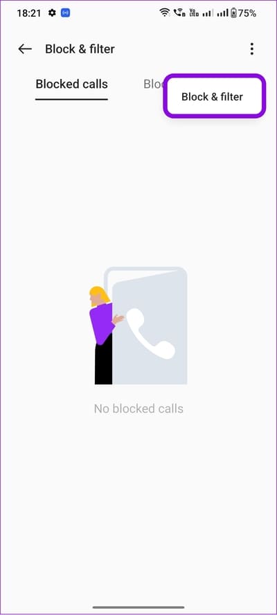 tap-block-and-filter كيفية البحث عن الأرقام المحظورة على أي جهاز Android