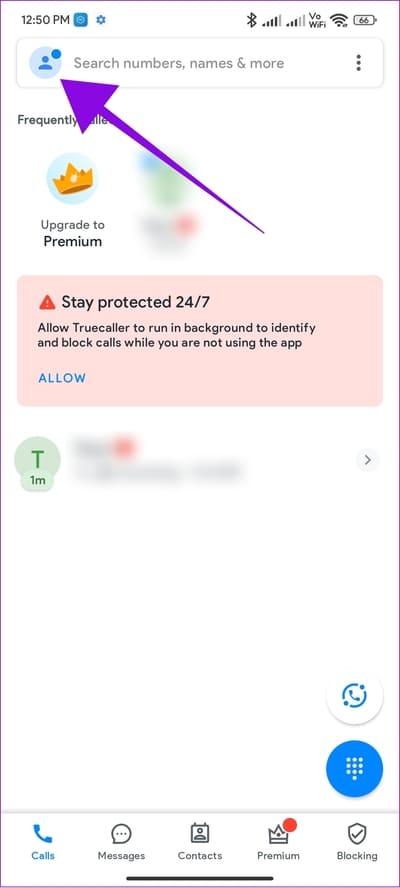 tap-your-profile كيفية البحث عن الأرقام المحظورة على أي جهاز Android