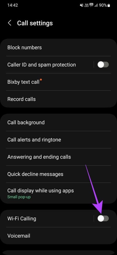 toggle-off-WiFi-Calling-1 كيفية إيقاف تشغيل مكالمات Wi-Fi على أي هاتف Android
