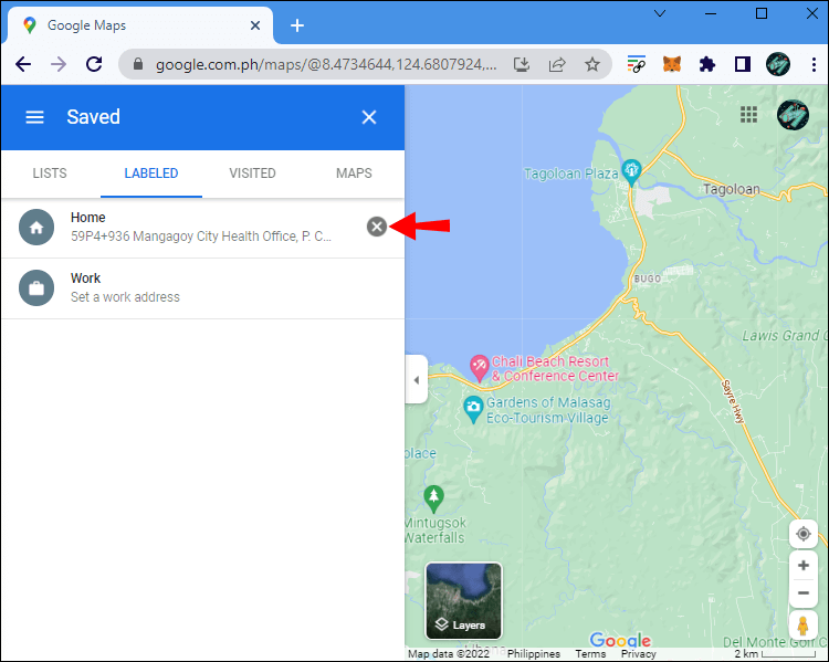 x1 كيفية تعطيل التصنيفات في Google Maps