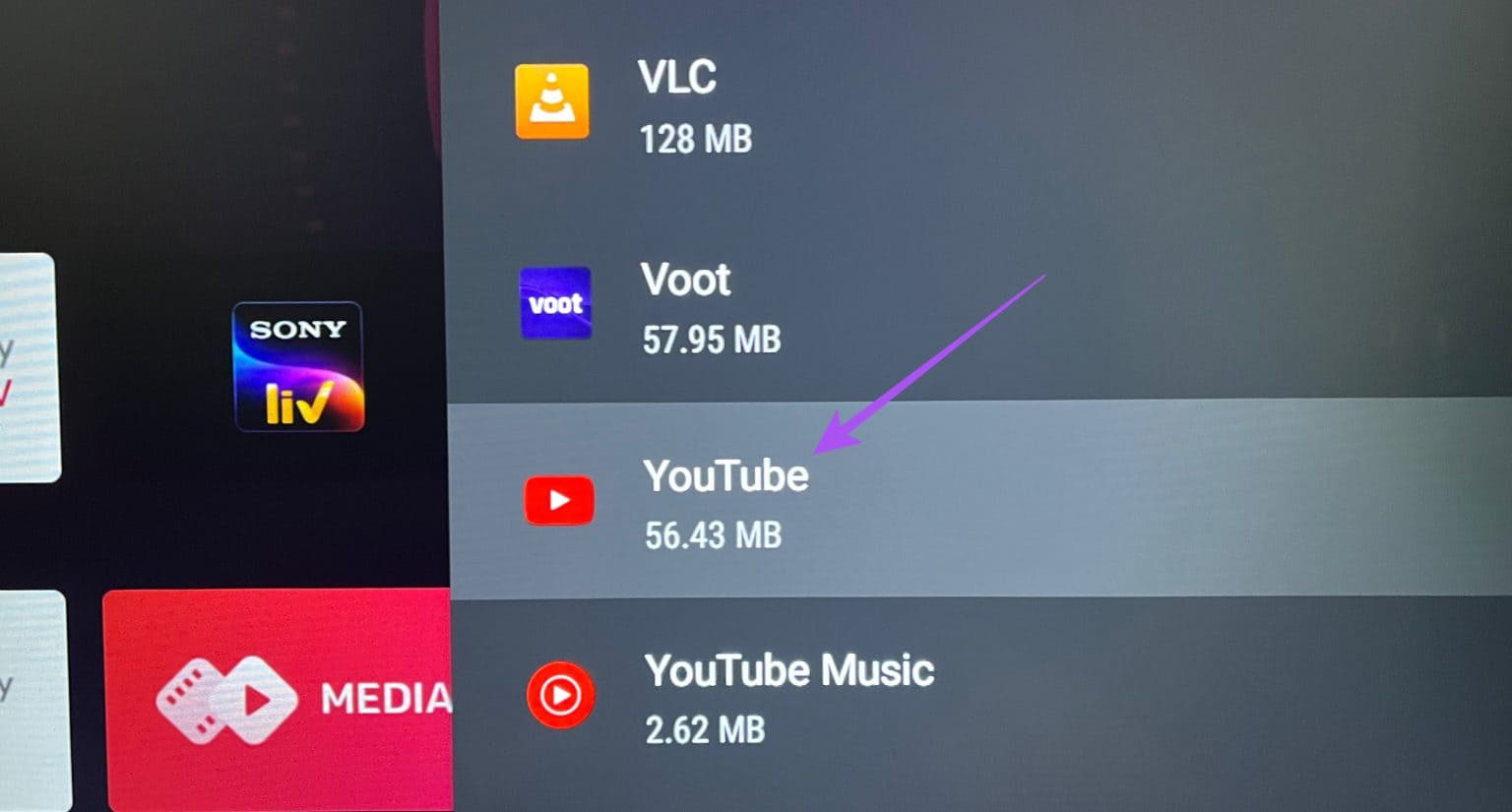 youtube-apps-settings-android-tv-1536x825-1 أفضل 7 إصلاحات لعدم إرسال YouTube إلى Android TV
