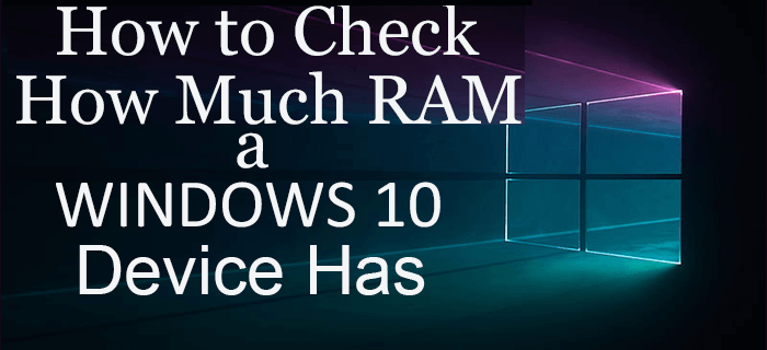 كيفية التحقق من حجم RAM على Windows 10 - %categories