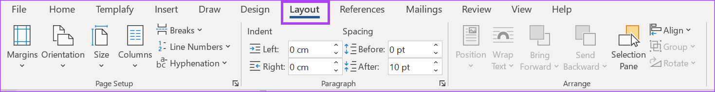 3-best-ways-to-adjust-the-page-margin-in-microsoft-word-4 كيفية تمكين وتعطيل الواصلة على النص في Microsoft Word